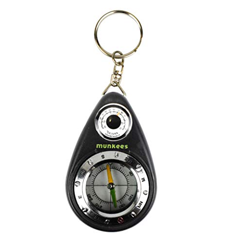 Ace-Camp-Munkees-Small-Compass-and-Thermometer-Keychain-Mini-Pocket-Sized-Waterproof-Keyring-Gear-for-Camping-Hiking-Backpacking-Survival-Tool-Emergency-Kit