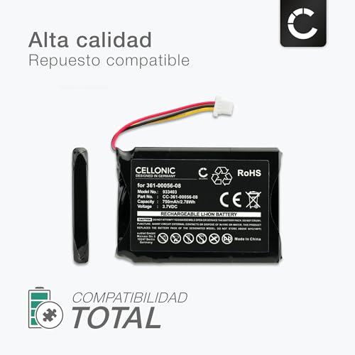 Batería 361-00056-08 compatible con Garmin Camper 780 de 3.7V y herramientas 4