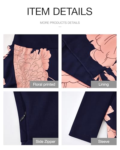 Image of BTFBM Womens Floral Maxi Dress Fall 2025 Casual Crewneck Long Sleeve Ruffle Flowy Cocktail Wedding Guest Dresses