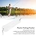 SOFW Fishing Flasher, Lightweight Trolling Fishing Flasher Attract Fish Generate Vibration for Lake White