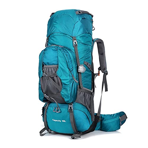 amazonbasics hiking backpack 65l Amazon Basics Internal Frame for Camping and Backpacking, Adjustable Straps, Rainfly Included, 75 Liters, Black : Sports & Outdoors day backpacking trip or a long camping excursion Camping Rucksack Rainfly Amazonbasics Internal