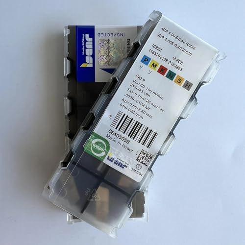 Feuille de carbure GIP4.00E-0.40 IC830 en boîte de 10 pièces pour outillage de tournage