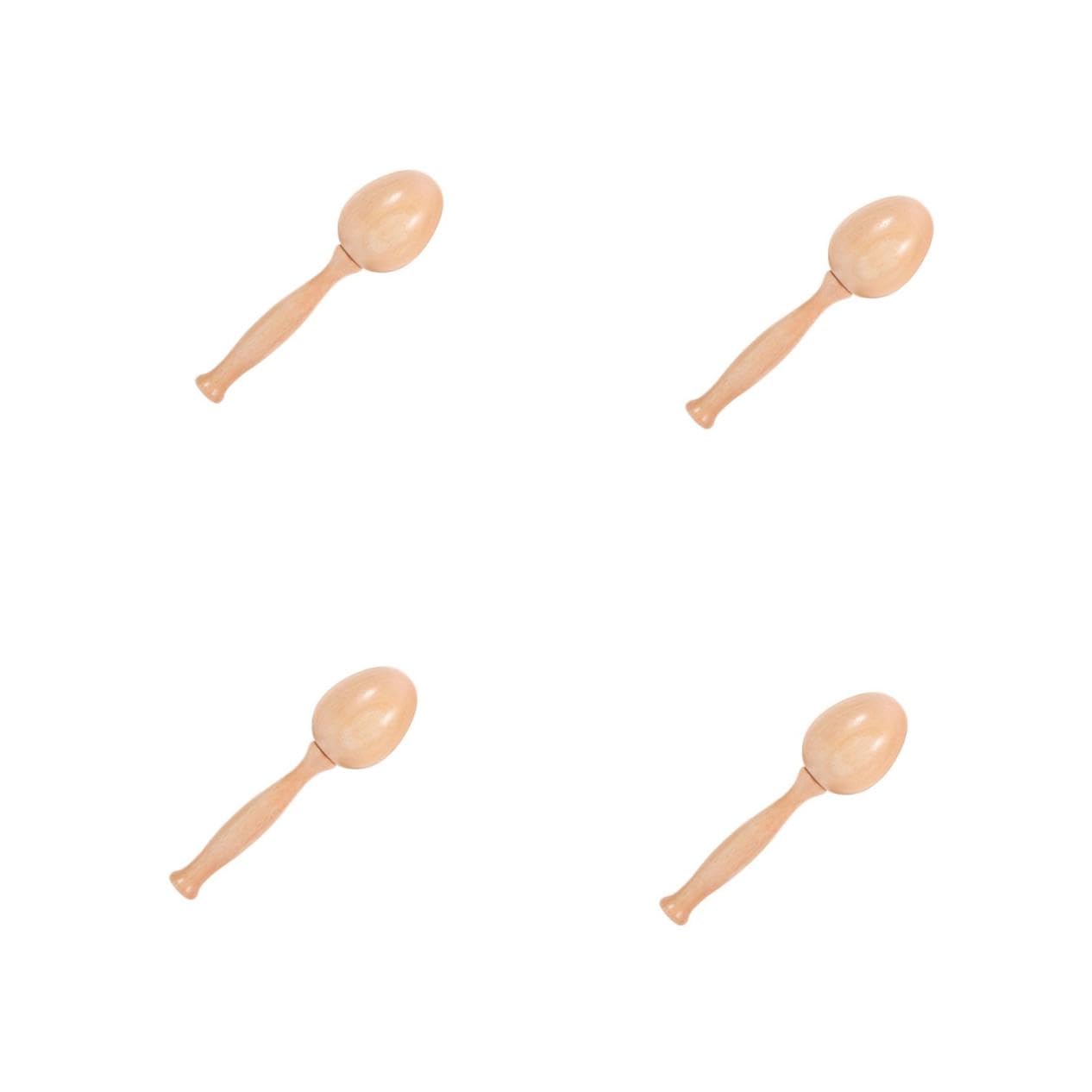 DIYEAH 4 Piezas Huevo de Madera para Zurcir Ropa y Calcetines Herramienta con Compartimento para Agujas Diseño Elegante y Funcional para Reparación de Prendas