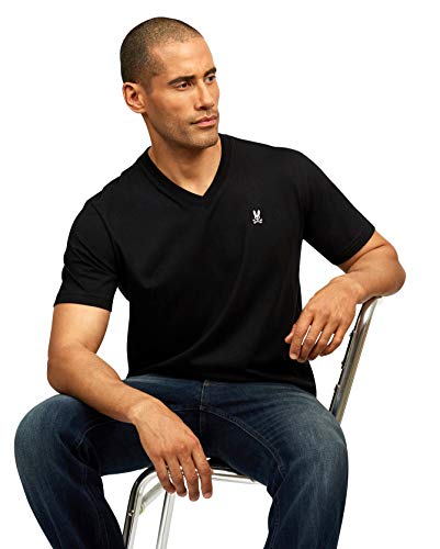 Mens Gray Classic V Neck TEE - B6U100CRPC4