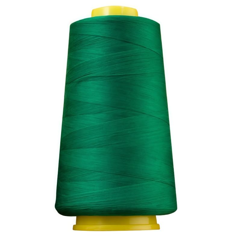 3000Yard Green Thread for Sewing,Polyester Sewing Thread for Overlocker Knitting Polyester Embroidery Threads