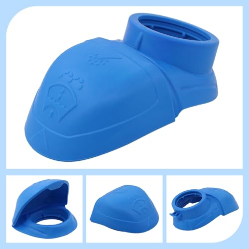 VZU 6V0955485, 000096706, Zubehör für Volkswagen Skoda Audi Großer Trichter für Wischwasserbehälter Verschlussdeckel, Verschlussdeckel Trichter, kompatibel mit VW Skoda, Blau