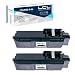 Produktbild LCL Kompatibel Tonerkartusche TK1160 TK-1160 1T02RY0NL0 (2 Schwarz) Ersatz für Kyocera Ecosys P2040DN Ecosys P2040DW Ecosys P2040