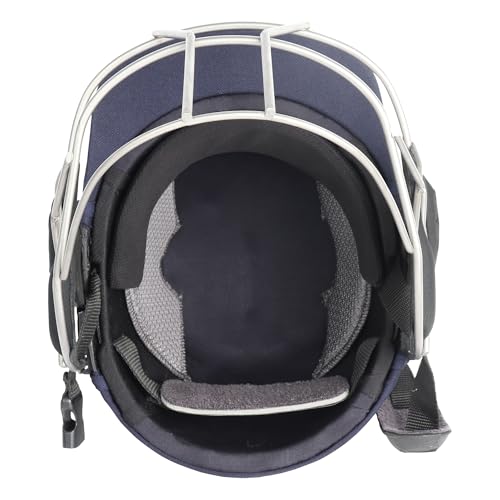 Image of Shrey Master Class Air Stainless Steel Unisex Helmet (Navy Blue, Small) Cricket Helmet