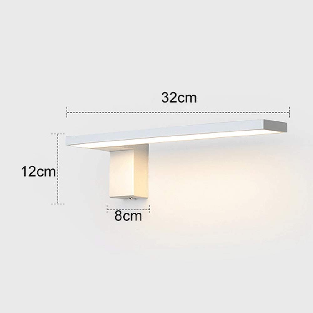 Aplique de pared LED de 12 W, lámpara de pared moderna con pantalla acrílica, lámpara montada en la pared for interiores, apliques geométricos for sala de estar, guardarropa, vestidor, iluminación del