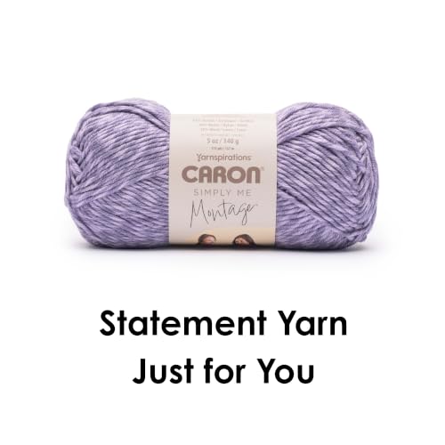 Image of Caron Simply Me Montage Abalone Yarn - 3 Pack of 140g /5oz - 62% Acrylic 20% Nylon 18% Wool - #5 Bulky - 172 Yards - Knitting /Crochet