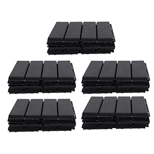 Dalles de terrasse dalles plastique emboîtables 30 pcs extérieur étanche