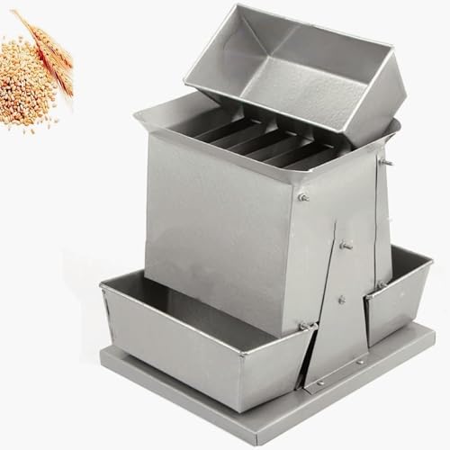 LHQYA 8-Raster-Probenaufteiler, Saatgutsortierer Mit Aufnahme, Gleichmäßig Gemischte Proben, Schlitzbreite: 25 Mm, Maximales Probenvolumen: 300–1200 G, Für Getreide, Weizen