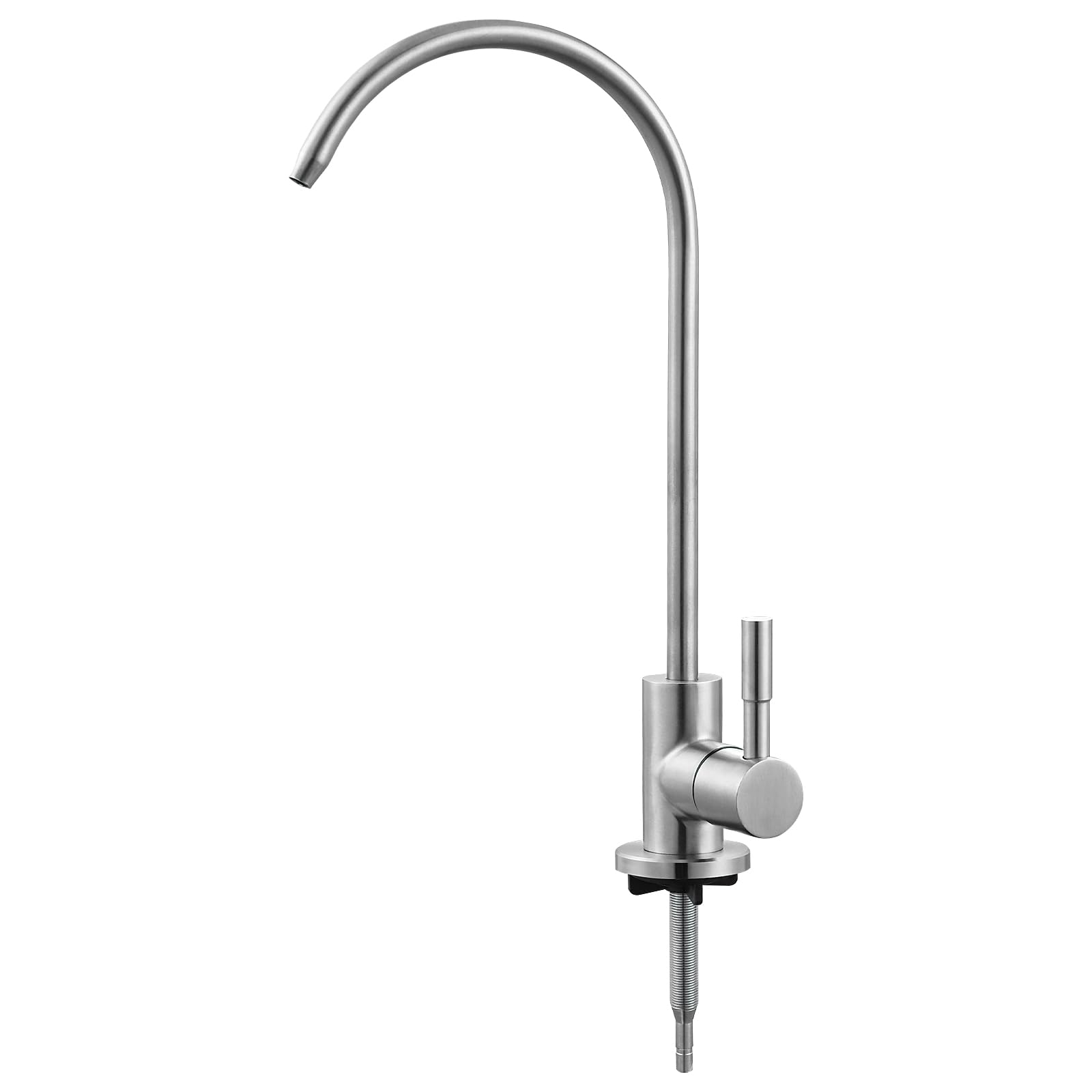Grifo de agua potable de níquel cepillado SUS304 de acero inoxidable para cocina, grifo de filtro de agua de ósmosis inversa sin plomo