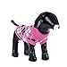 PanDaDa Small Pet Dog Plaid Style Sweater Knitwear Coat Apparel Dark Pink Small