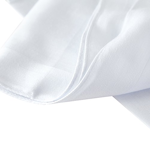 Rds Hankytex 452-HIGH Men'S Handkerchiefs,100% Soft Cotton,White Hankie Pack Of 12 Pieces thumb #3