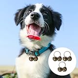 3 Stück Glocken,Laute Katzen Dog Glocke,Haustier Bells,Glöckchen,Kleine Glocke Halsband Anhänger,Hundeglocke Jagd,Hundeglocken Tracker Anti Verlust,Haustiere Laut Schellen,Basteln Katzenglocke