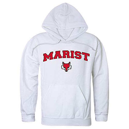 W Republic 540-335-WHT-03 Marist College Campus Hoodie, White - Large