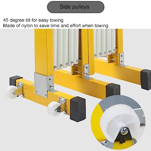 Barrière de circulation extensible 120x500cm pour la sécurité des écoles
