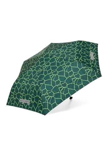 ergobag BearRex Regenschirm, Jugend-Unisex, Grün (Grün), Einheitsgröße