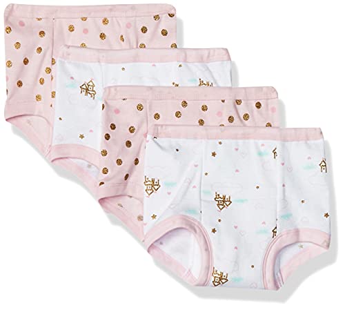 Image of Gerber Little Girls' 4 Pack Training Pant