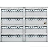 OWOHYG Schlüsselschrank Nizer Wandhalterung mit Schlüsselhaken und farbigen Etiketten Ideal für Home Office Garage Vermietungsgeschäft 72 Schlüssel, eine Farbe, 96Schlüssel