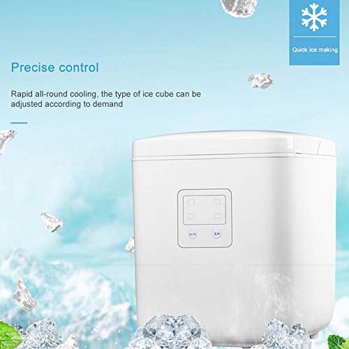Máquina para hacer hielo portátil 15kg/día acero inox miniatura 2