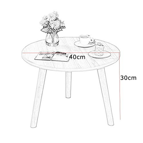 Table basse en bois naturel type bas et léger pour vivre seul à la mode - 3