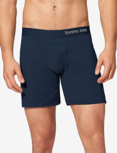 Tommy John Men's Supima Cool Cotton 6" Relaxed Fit Boxers, No Ride-Up Comfortable Breathable Underwear for Men2