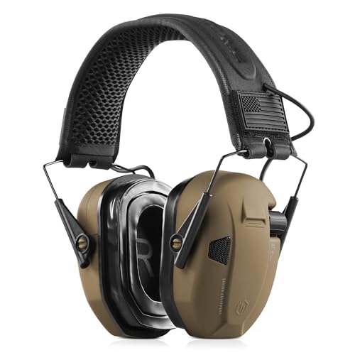 Image of Savior Equipment Apollo Electronic Earmuffs For Shooting w /Gel Ear Pads, 24dB NRR, Noise Cancelling Ear Protection Headset