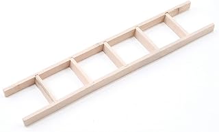 Dollhouse Miniature Unfinished 6 Inch Straight Ladder