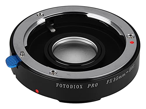 Image of Fotodiox PRO Lens Mount Adapter, 35mm Fuji Fujica X-Mount Lenses to Canon EOS EF Mount DSLR Camera Body