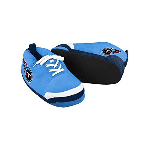 Image of FOCO Mens NFL Team Logo Plush Oversized Sneaker Slippers