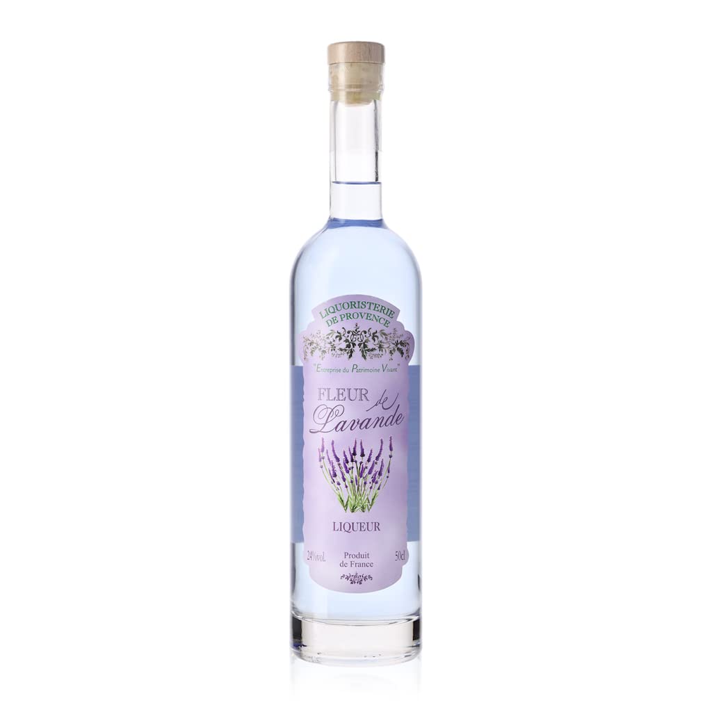 Lavendel-Likör „Fleur de Lavande“, aus Frankreich, Liquoristerie De Provence. 0,5 L, 24 % Vol.