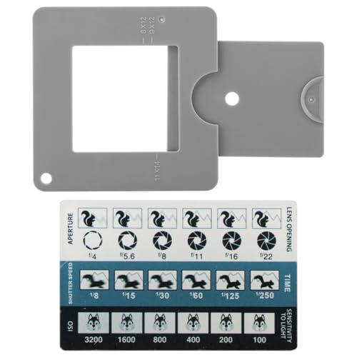 Professional Artist View Finder with Sliding Color Isolation Window, Multi-Purpose Composition Tool for Painting, Photography & Sketching, Durable ABS Frame with Grid Guides