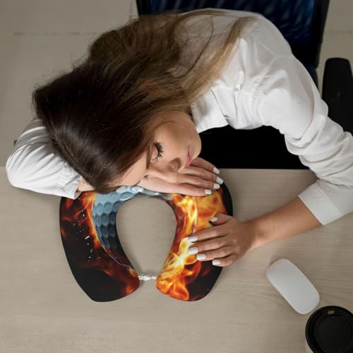 Almohada de viaje espuma viscoelástica tamaño único miniatura 6