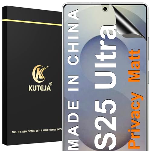 Protection Samsung S25 Ultra mate anti-espion film TPU souple anti-reflets