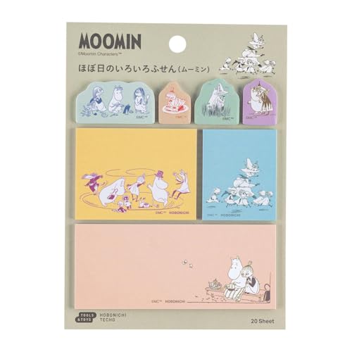 Hobonichi Techo Accessories Moomin: Hobonichi Various Sticky Notes - Moomin