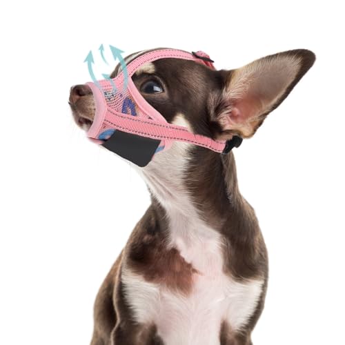 PAWCHIE Dog Muzzle, Soft Muzzle Anti Biting Barking Chewing, Comf...
