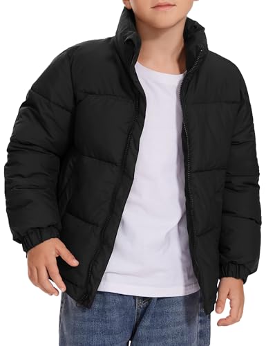 Kids Boys' Girls Winter Coat Puffer Jacket Water-Resistant Insulated Fashion Colorblock Quilted Bubble Outerwear