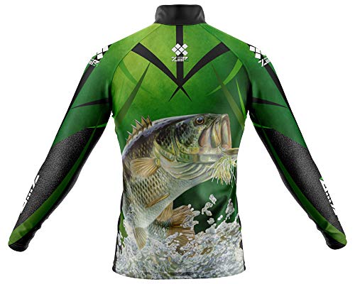 Camisa De Pesca Ziiip Proteção Solar Uv 50 Cp031vd