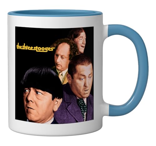 Taza de cerámica con diseño álbum The Three Stooges miniatura 2