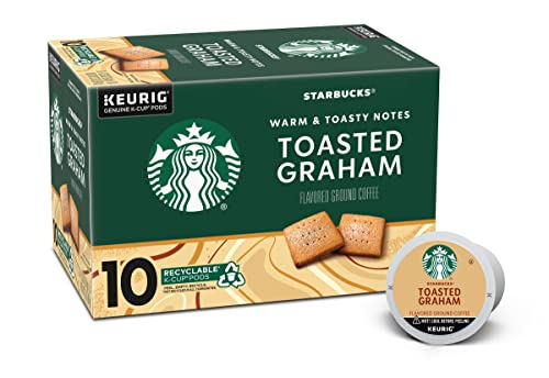 Starbucks Coffee Company Flavored Ground Coffee K-Cup Pods, Toasted Graham, Signature Collection, 100% Arabica Coffee, Recyclable K-Cup, 10 CT K-Cup Pods/Box (Pack of 2 Boxes),10 Count (Pack of 2) - image 8