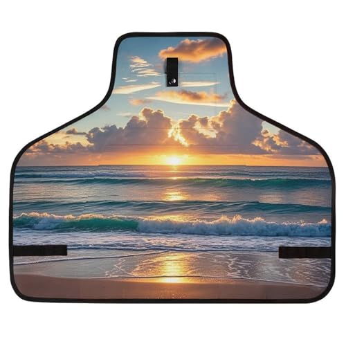 Delantal Beach Maui Hawaii Sunset para taller y carpintería miniatura 1