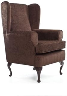 EURODIVANI Orthopaedic High Seat Chair (19" SEAT HEIGHT) For the Elderly or Infirm Firm and comfortable, ideal for the disabled, immobile or people recovering from an operation or accident - (Brown)