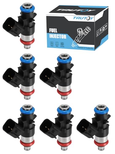 TAUTOY 0280158233 FJ1147 Fuel Injectors 6PCS (3.6L ONLY) For Jeep Gran