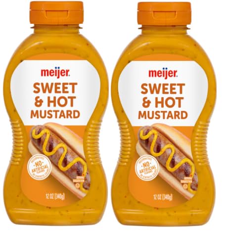 Generic Pack Of 2 Sweet and Hot Mustard, 12 oz