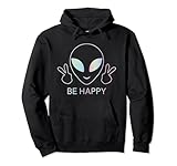 Photo Gallery camicia alien be happy funny smile face peace rave believe ufo felpa con cappuccio Photo Gallery camicia alien be happy funny smile face peace rave believe ufo felpa con cappuccio