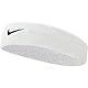 Nike Unisex Erwachsene Swoosh Headband/Stirnband, Weiß (White/Black), Einheitsgröße