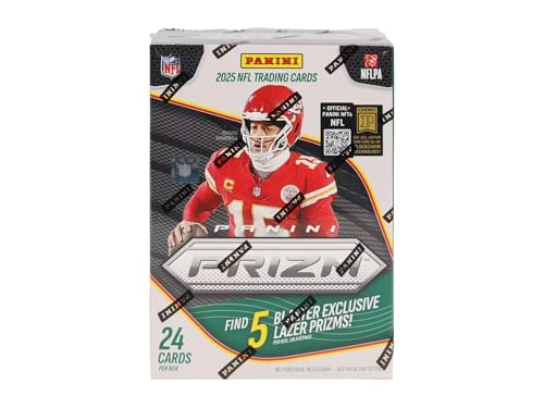 Panini Prizm Football 2025 Blaster Lazer Prizms Jaxson Dart Travis Hunter
