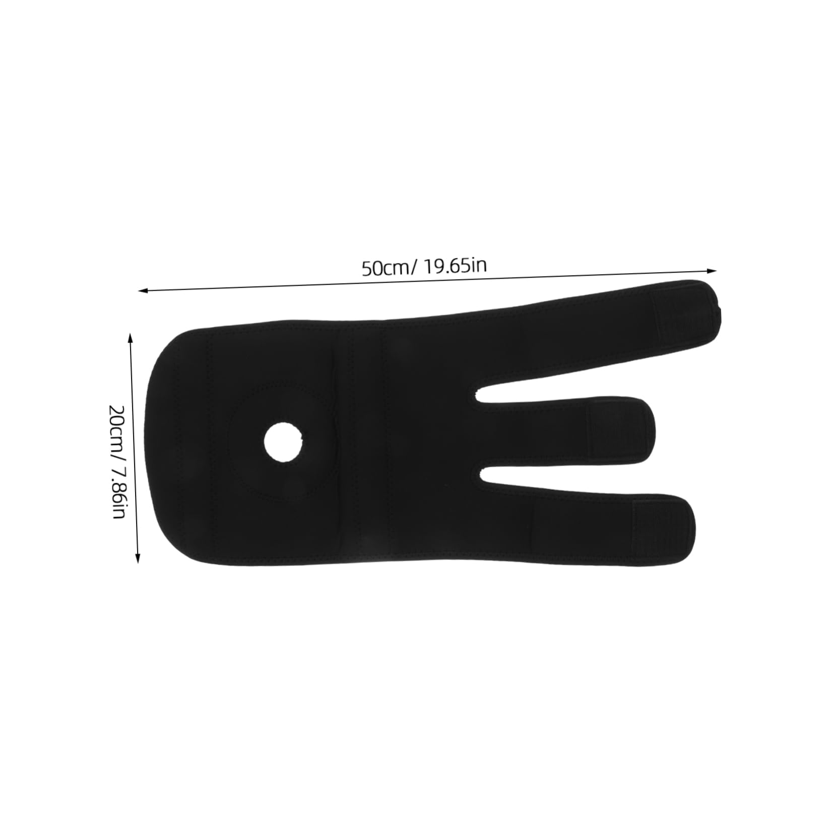 Mipcase 1 Pair Reinforced Knee Pad with Adjustable Support Fashionable Knee Guard for Men Women Versatile for Sports Daily Activities